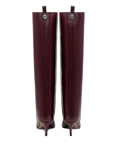 Attico Shoes Red In Brown