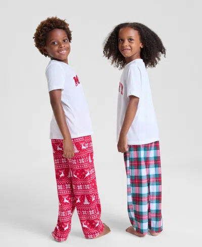 Holiday Lane Kids 2t-16 Merry Plaid Pajama Pants, Macy's Exclusive In Blue