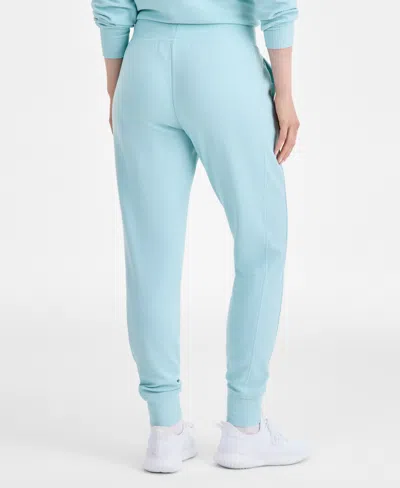 Id Ideology Women's Ottoman-rib Jogger Pants, Created For Macy's In Blue