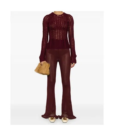 Séfr Elodie Trousers In Red