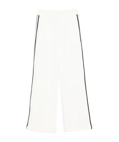 Twinset Side-stripe Pants In White