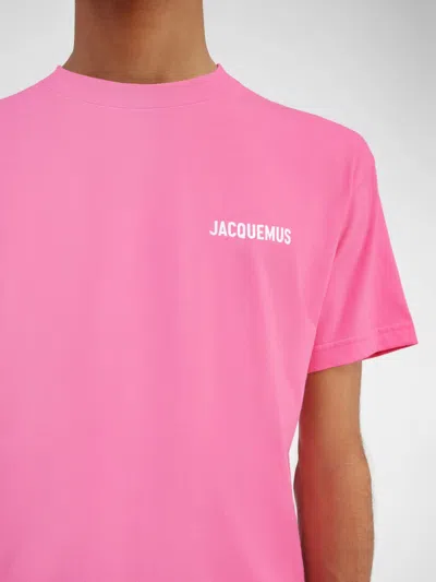 Jacquemus Short Sleeve T-shirt In Pink