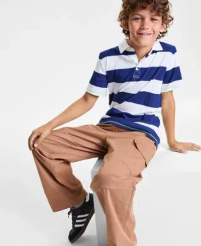 Epic Threads Little & Big Boys Durable Twill Cargo Pants, Exclusively At Macy's In Brown
