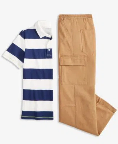 Epic Threads Little & Big Boys Durable Twill Cargo Pants, Exclusively At Macy's In Brown