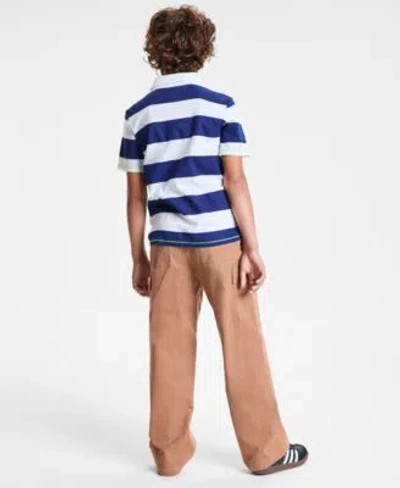 Epic Threads Little & Big Boys Durable Twill Cargo Pants, Exclusively At Macy's In Brown