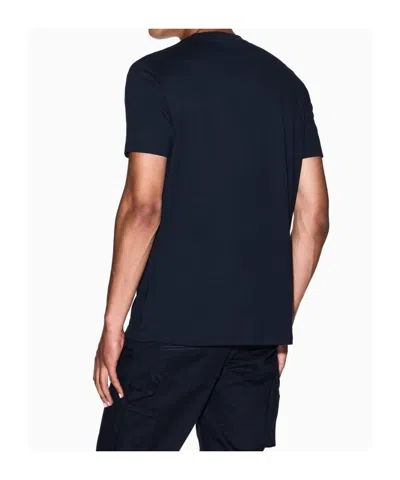 Armani Exchange Short Sleeve T-shirt In Blue