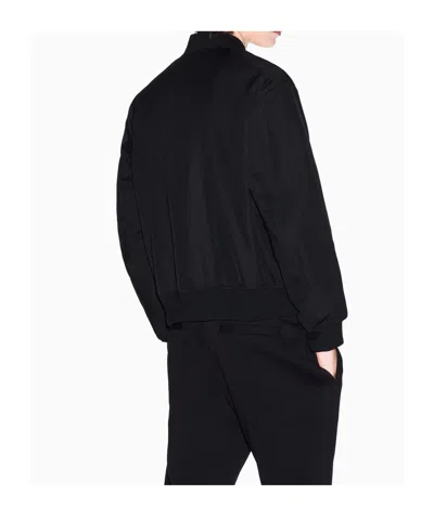 Armani Exchange Long Sleeve Casual Jacket In Black