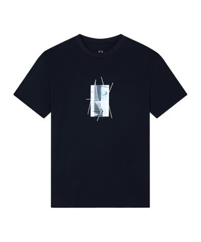 Armani Exchange Short Sleeve T-shirt In Blue