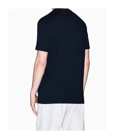 Armani Exchange Short Sleeve T-shirt In Blue