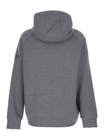 Tatras Baccaro Grey Sweatshirt With Hood And Logo Patch On The Sleeve In Cotton Man In Gray