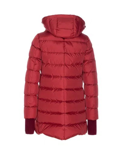 Herno A-shape Chamonix Down Jacket In Red