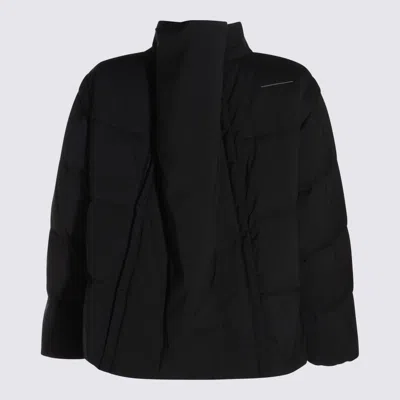 Mm6 Maison Margiela Transformable Padded Jacket In Black