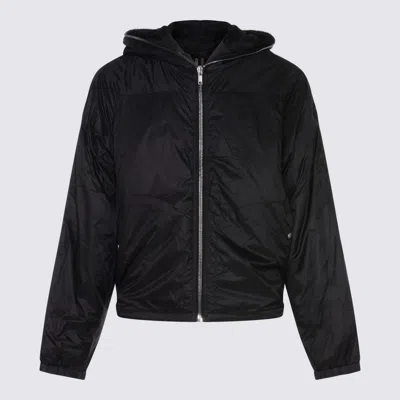 Drkshdw Black Down Jacket In Black