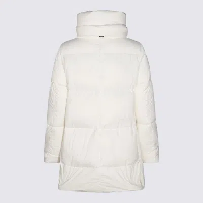 Herno White Down Jacket In White