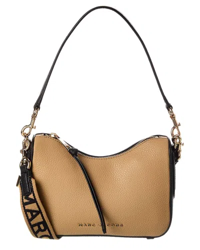 Marc Jacobs Small Convertible Leather Shoulder Bag In Brown