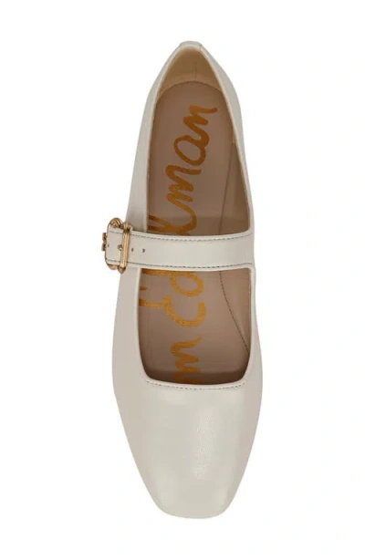 Sam Edelman Michaela Mary Jane Flat In White