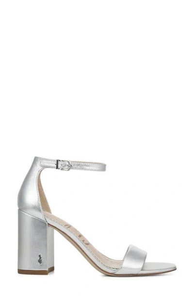 Sam Edelman Women's Daniella Strappy High-heel Sandals In Silver
