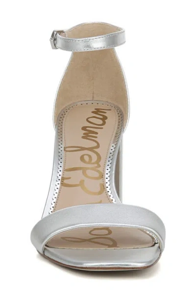 Sam Edelman Women's Daniella Strappy High-heel Sandals In Silver