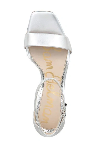 Sam Edelman Women's Daniella Strappy High-heel Sandals In Silver