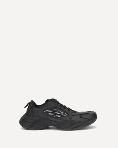 Balenciaga Monday Low-top Sneakers In Black