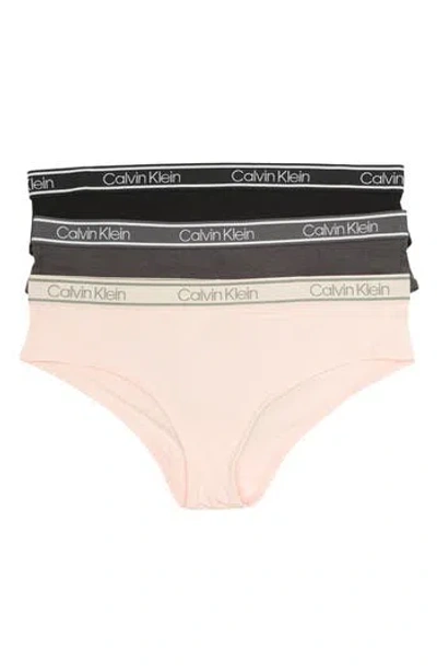 Calvin Klein Comfort Mid Rise Hipster In Multi