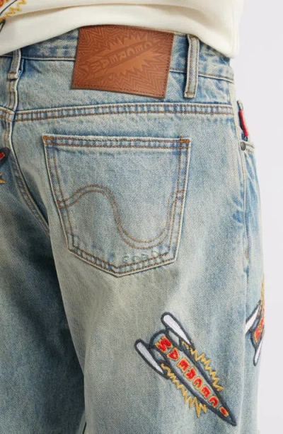 Icecream Blast Off Ripped Jeans In Brown