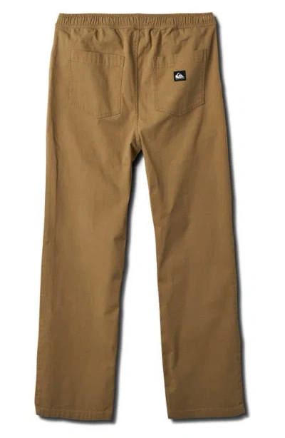 Quiksilver Dna Beach Stretch Cotton Pants In Brown