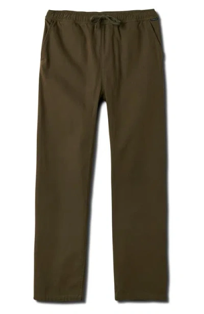 Quiksilver Dna Beach Stretch Cotton Pants In Green