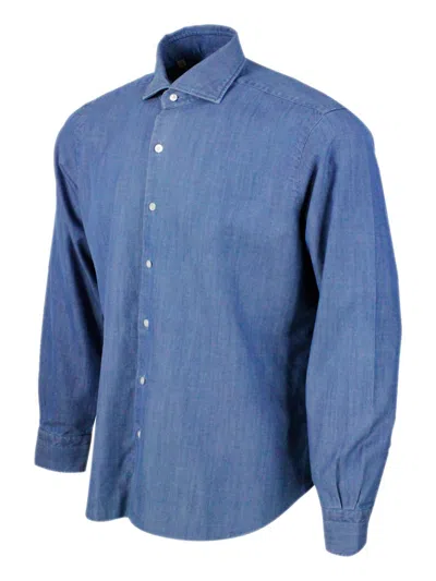 Barba Napoli Barba Shirts In Blue