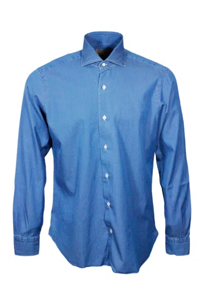 Barba Napoli Shirt In Blue