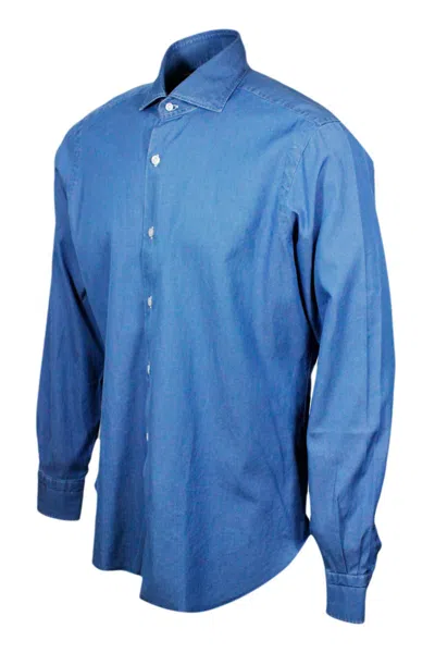 Barba Napoli Shirt In Blue