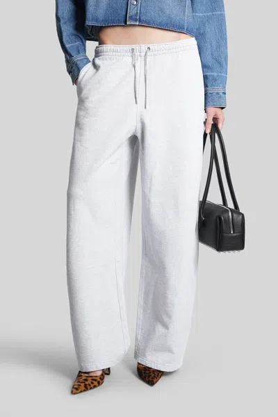 Alexander Wang Pants In Grey Cotton In Gray