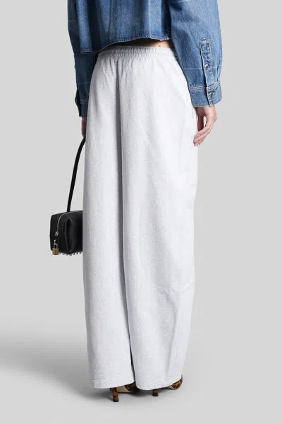 Alexander Wang Pants In Grey Cotton In Gray