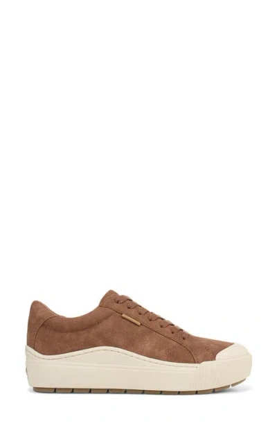 Dr. Scholl's Women's Time Off Lace Up Platform Sneakers In Brown