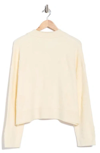 Cyrus Floral Textured Sweater Jacket In Brown