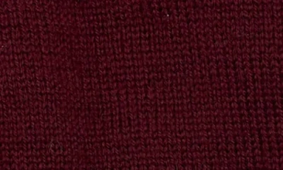 Givenchy Burgundy Jacquard Logo Beanie With Sophisticated Cuff Design In Burgundy