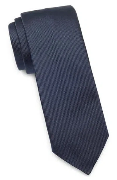 Givenchy Embroidered 4g Silk Tie In Blue