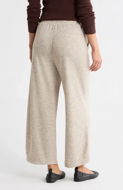Max Studio Crop Drawstring Pants In Neutral