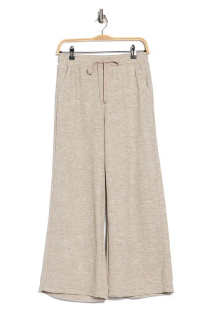 Max Studio Crop Drawstring Pants In Neutral