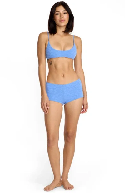 Volcom Coco Crop Biikini Top In Blue