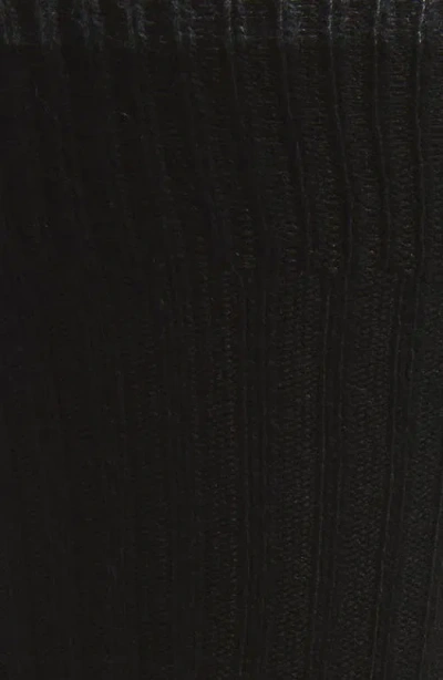 Nordstrom Rib Crew Socks In Black
