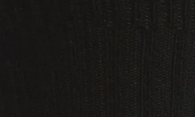 Nordstrom Rib Crew Socks In Black