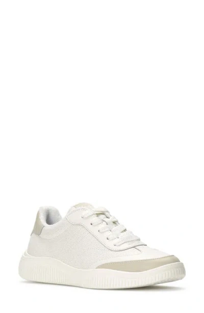 Keds Women's Contest Perforated Leather Lace Up Leather Sneakers In White