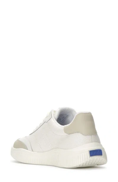 Keds Women's Contest Perforated Leather Lace Up Leather Sneakers In White