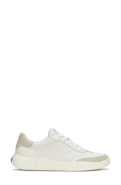 Keds Women's Contest Perforated Leather Lace Up Leather Sneakers In White