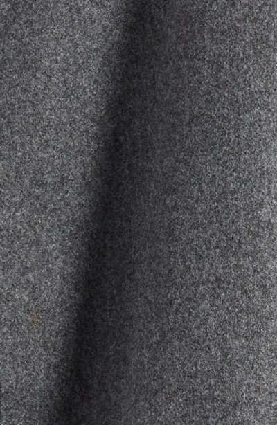 Nordstrom Doubleface Ruana With Attached Scarf In Gray