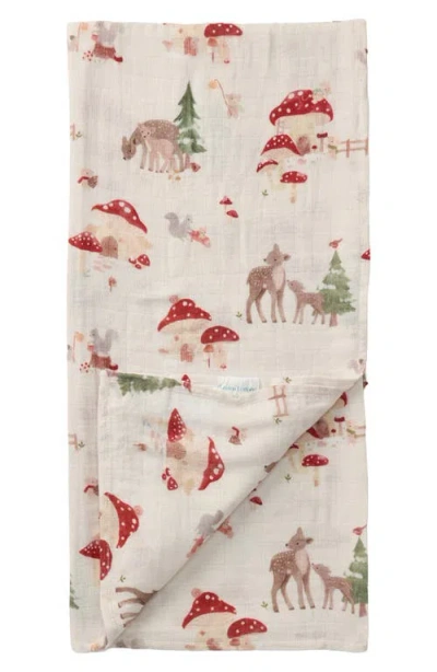 Loulou Lollipop Muslin Swaddle Blanket In Neutral