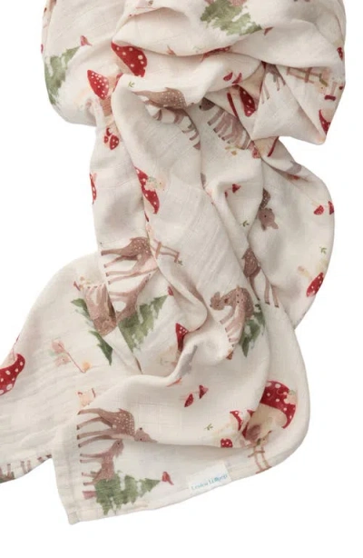 Loulou Lollipop Muslin Swaddle Blanket In Neutral