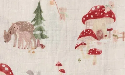 Loulou Lollipop Muslin Swaddle Blanket In Neutral