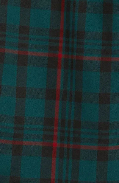 Nordstrom Kids' Plaid Flannel Pajama Pants In Green